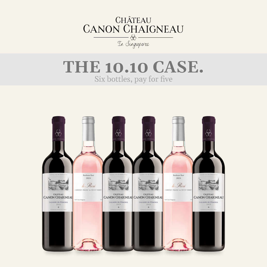 The 10.10 Case: 6 bottles, pay for 5
